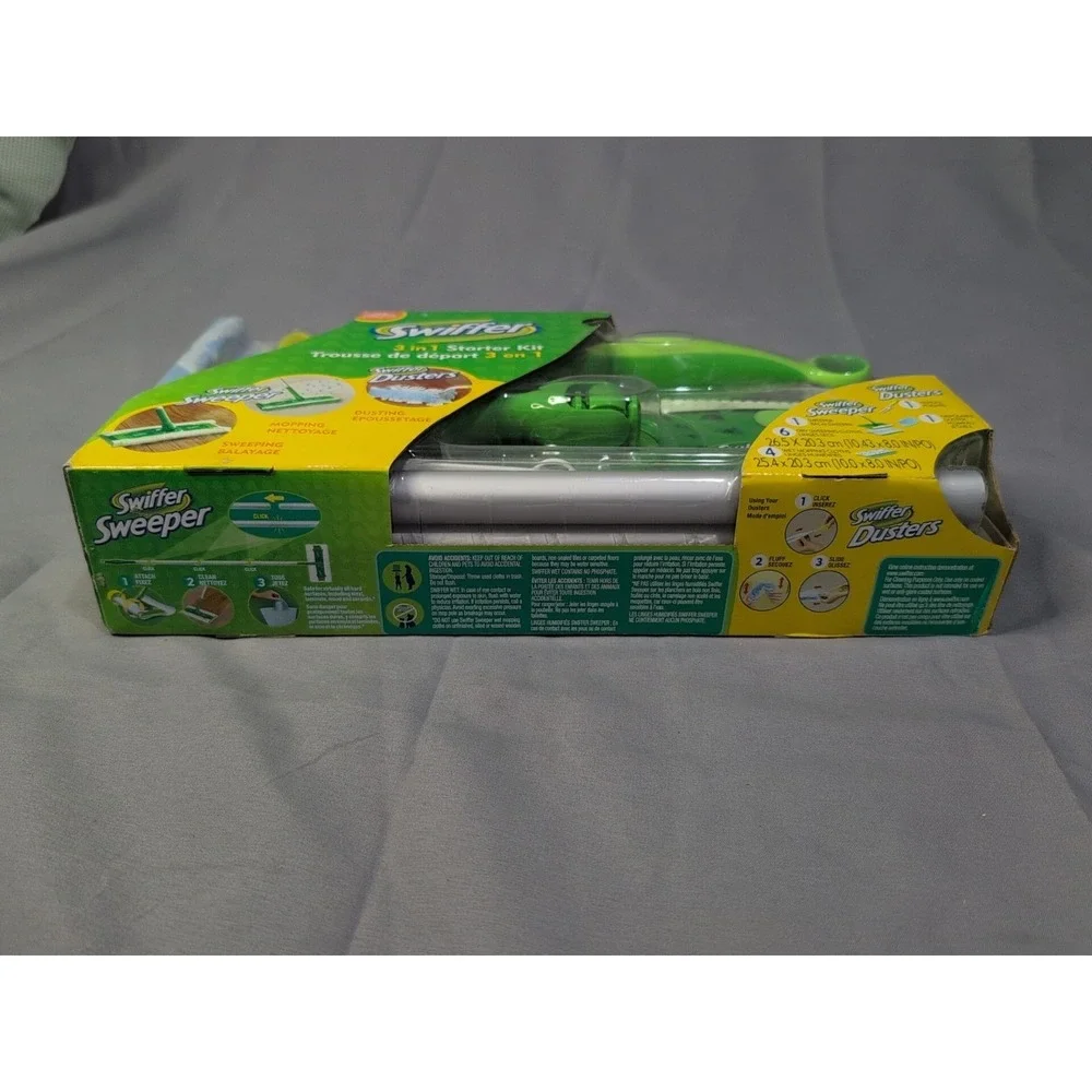 Swiffer 3 in 1 Starter Kit Sweeper/Duster NEW‎ Discontinued